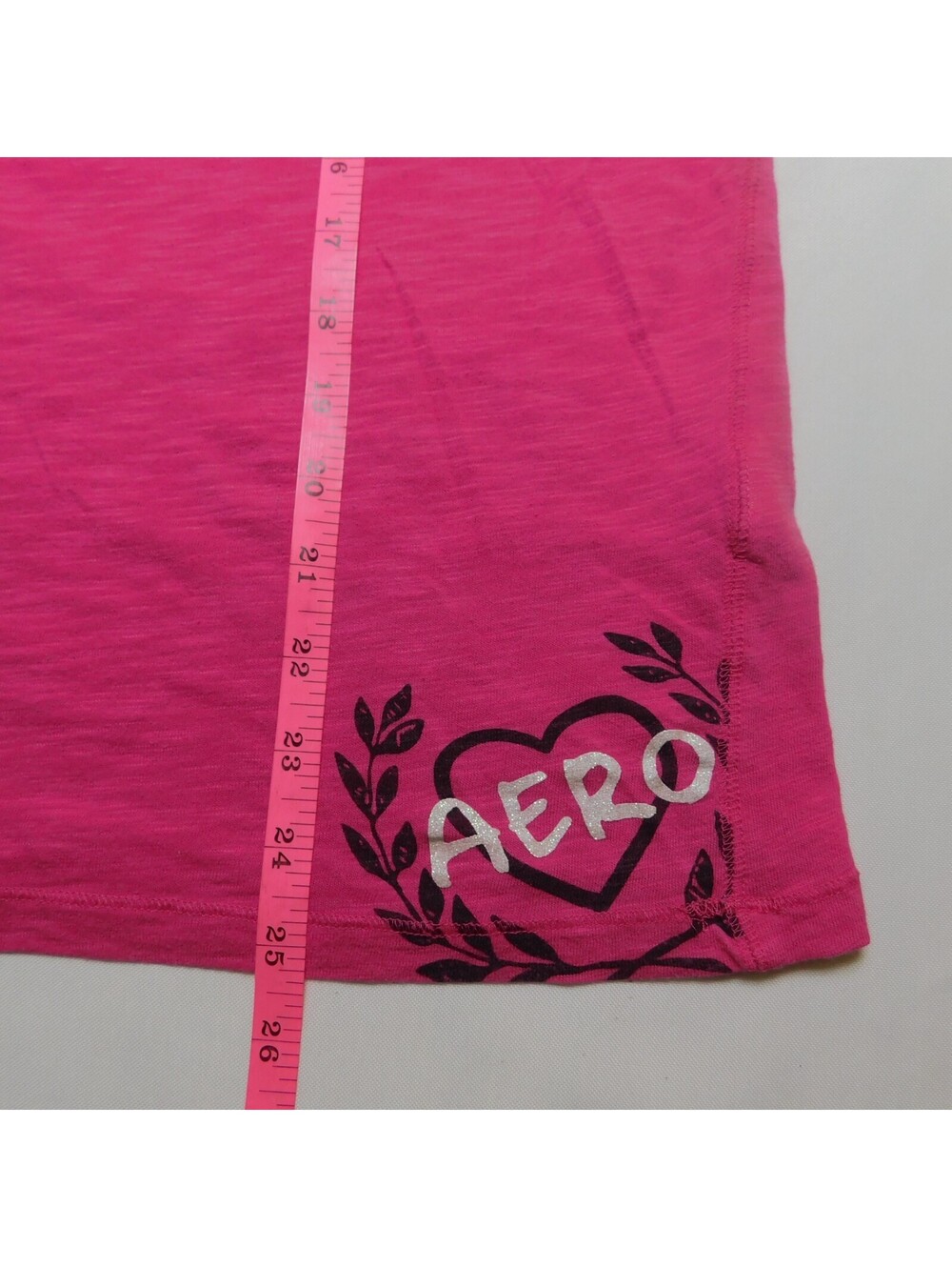 Aeropostale Live Love Dream Women's Size L Hot Pink Strappy Criss Cross Tank Top - Picture 5 of 7